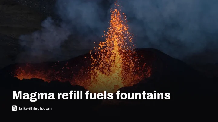How rising magma reservoirs sped up Kilauea’s eruptions