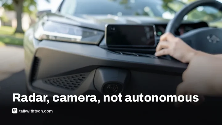 Adaptive cruise control brakes in traffic but still needs you