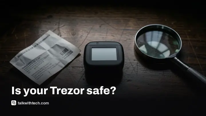 How to check if your Trezor is tampered, and what to do next