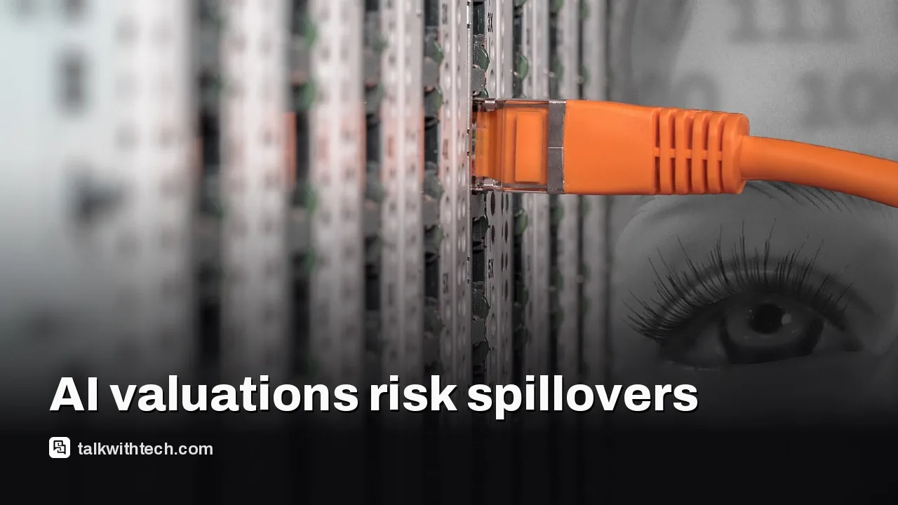 Rows of data center servers powering AI workloads