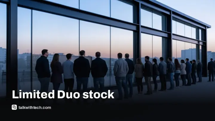 iPhone Duo availability: thin Friday stock and a January wait