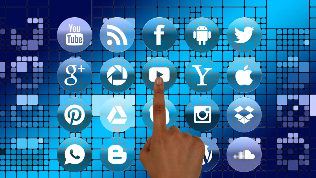 Abstract music interface on a large smartphone screen