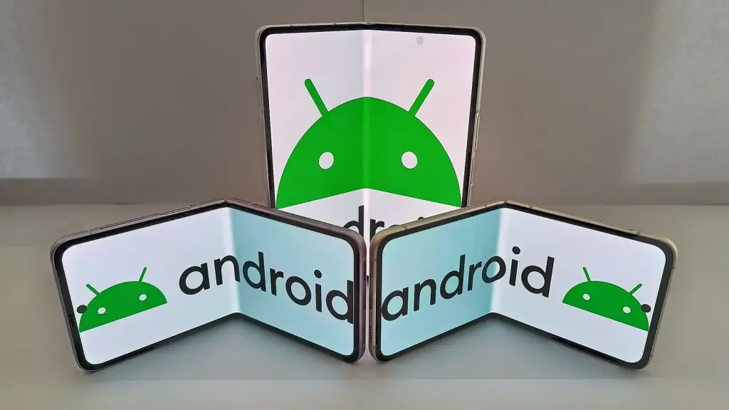 Close-up of a foldable smartphone design