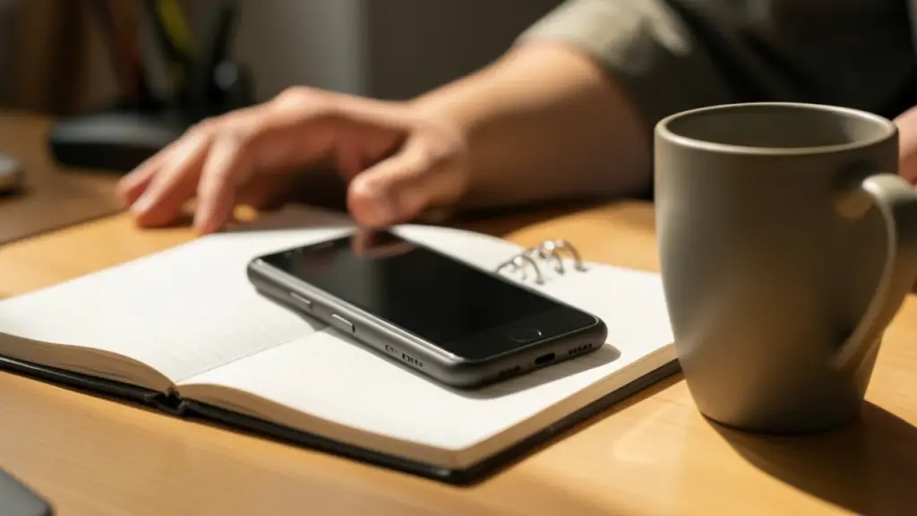 Everyday impact of the iPhone Duo on a desk setup.