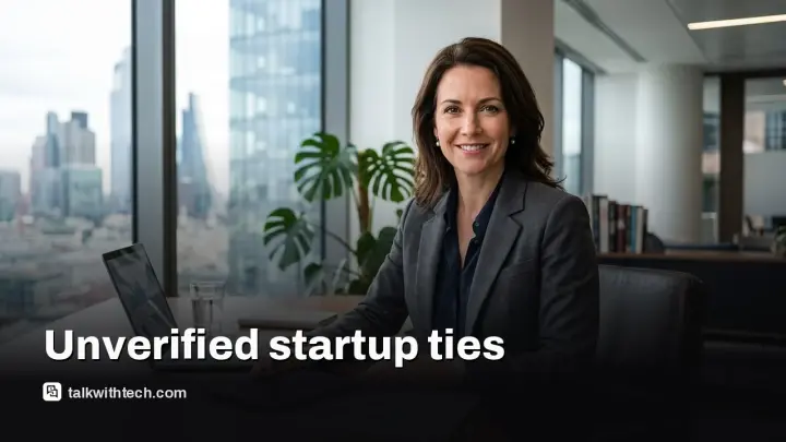 Katie Zacharia AI startup claim was never approved by her