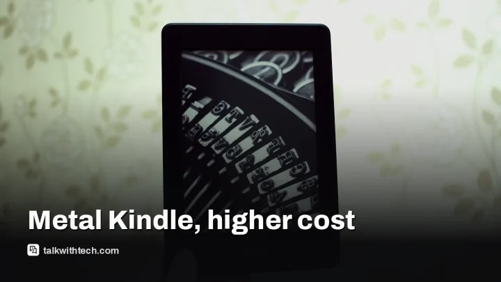 Kindle Aluminum 2026 review: metal back, faster opens, pricier