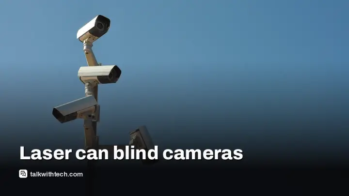 Laser threat security camera: how a beam can blind or kill video