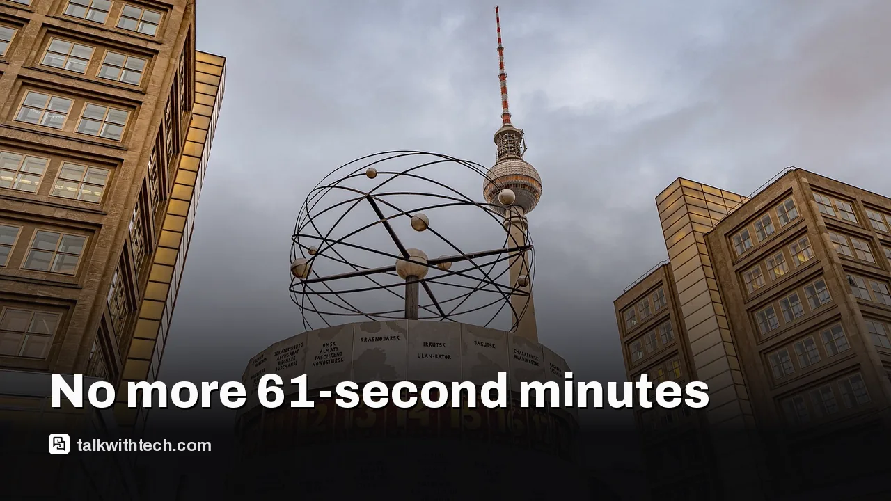 Leap hour timekeeping ends 61-second minutes, keeps UTC aligned