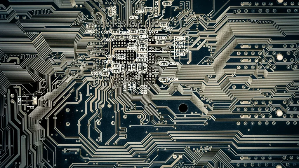 hidden chip embedded in electronics circuit board