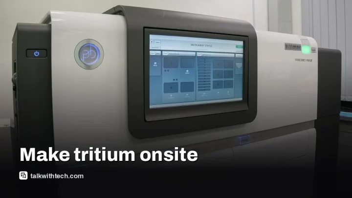 Licube lithium-6 purification aims to make tritium on-site