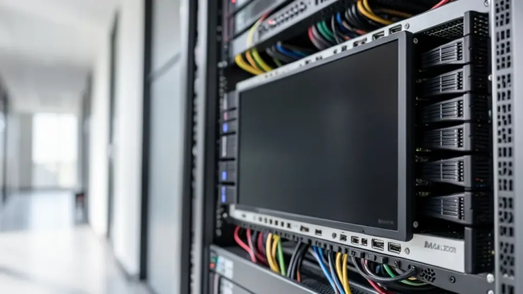 Close look at Maia 300 multi‑chiplet accelerator core with memory stacks.