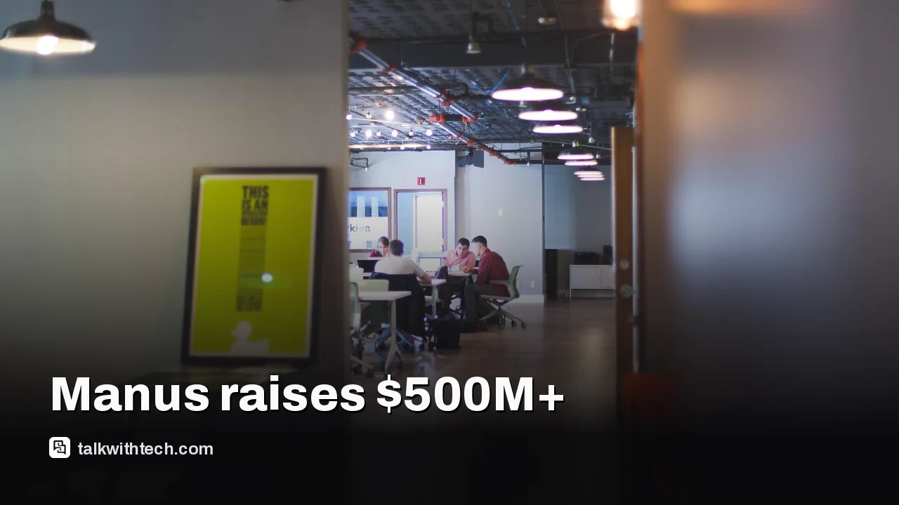 A modern office space of a tech startup