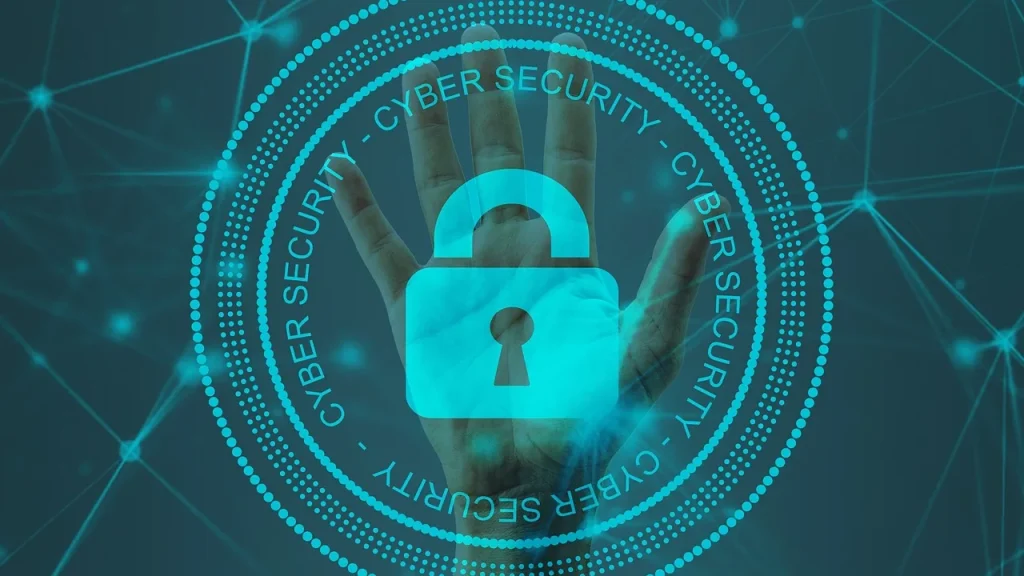 Close-up of a data vault or secure storage concept