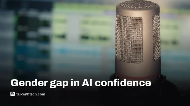 AI confidence gender gap includes belief in fake AI experts