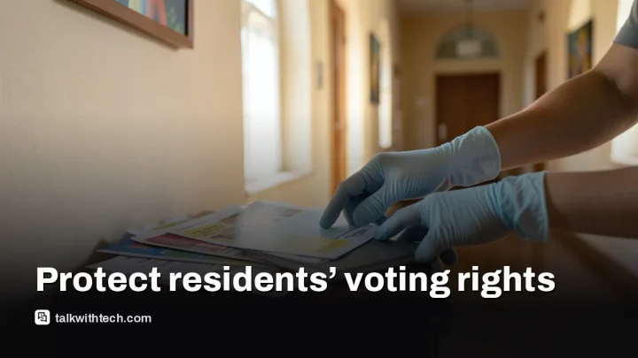 Nursing homes voting misinformation cites CMS rules to push claims