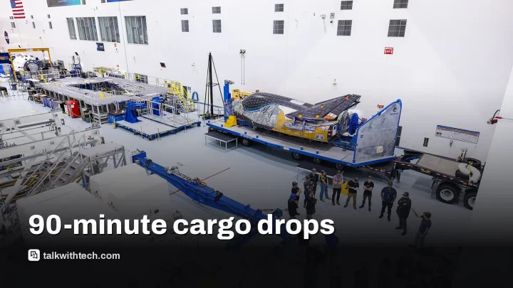 Sierra Space proves 90‑minute delivery of 5–10 ton cargo pods