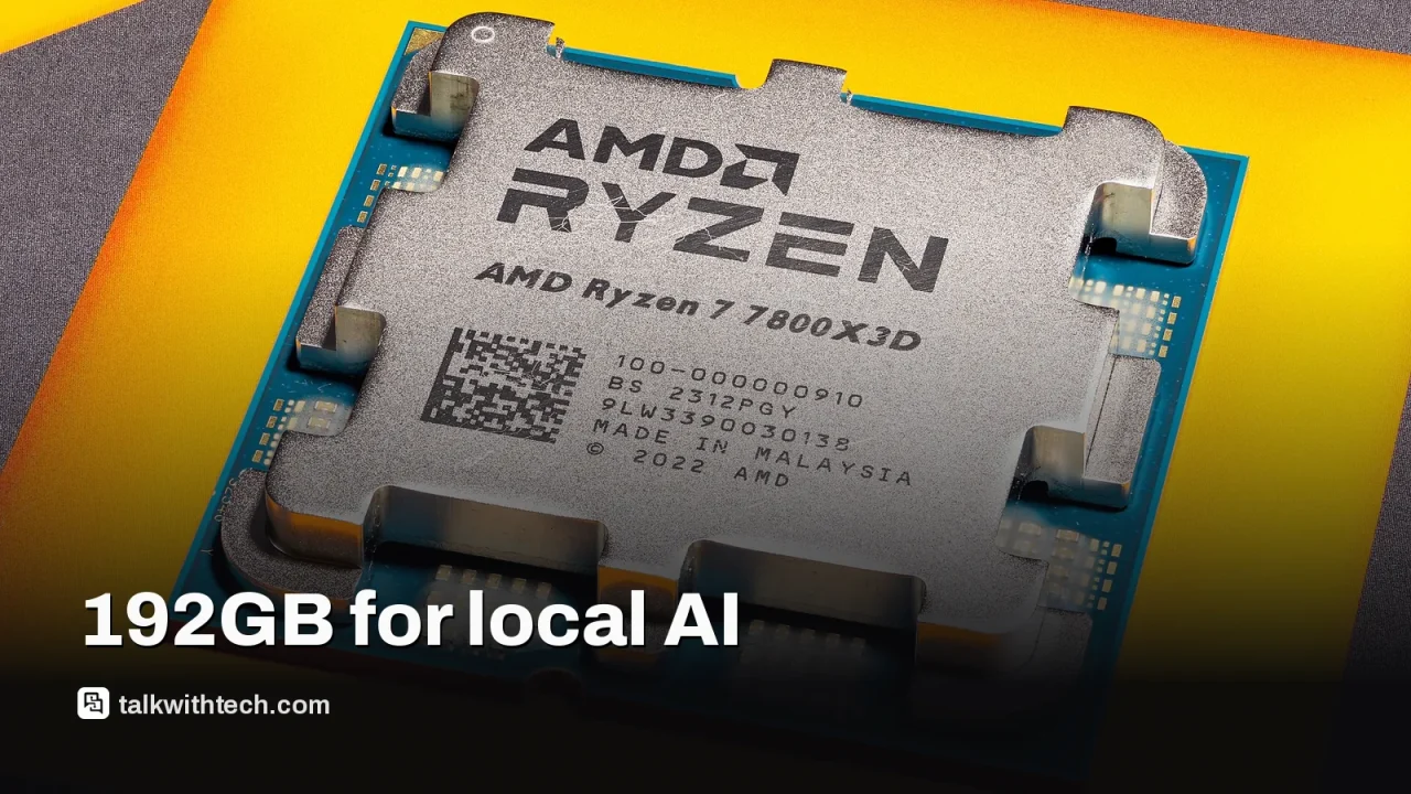 Ryzen AI, related to: Minisforum MS-S1 MAX-P495 lets devs run larger models on one box