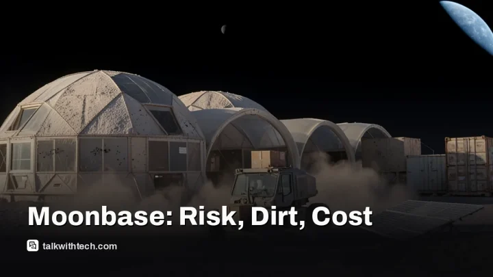 Moon base plans face radiation, dust and huge price tags