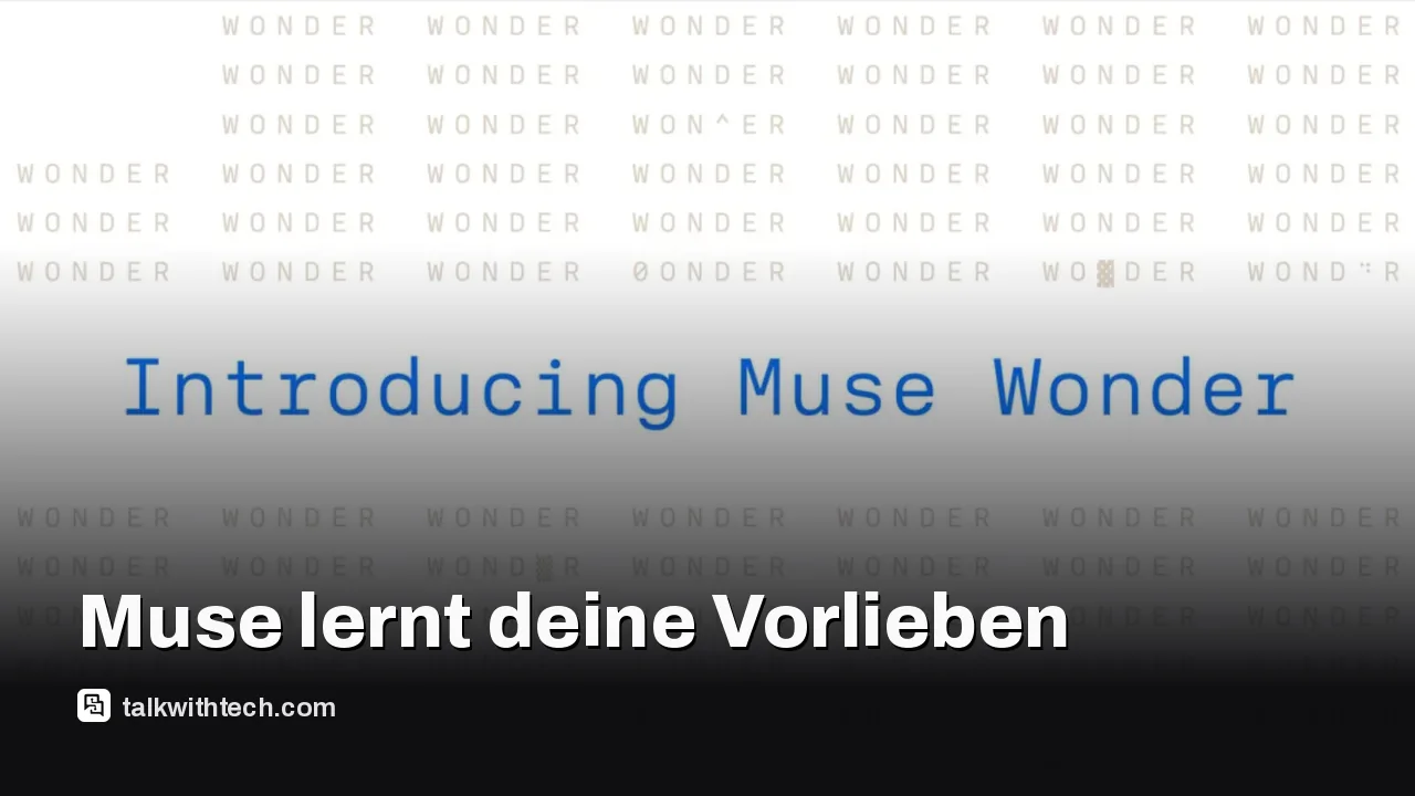 Meta Motiv: Muse Wonder KI mit Gedächtnis und Vorlieben