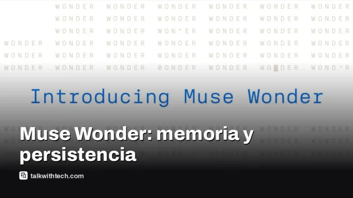 Muse Wonder de Meta añade memoria para seguir tus preferencias