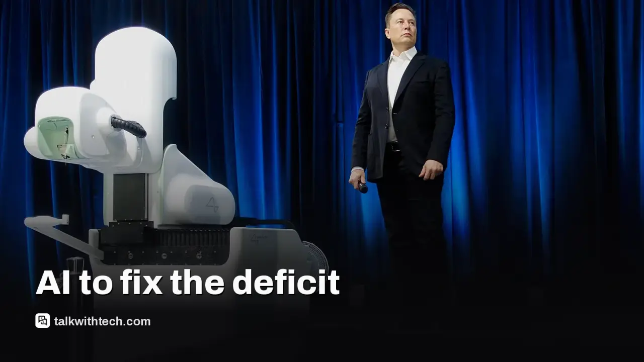 Elon Musk: AI and robots solve US debt, not politicians