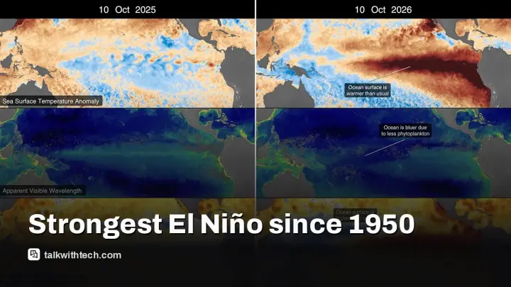 NASA 2026 El Niño could be the strongest since 1950