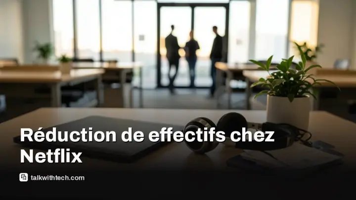 Netflix supprime ~1 000 postes, environ 6 % des effectifs