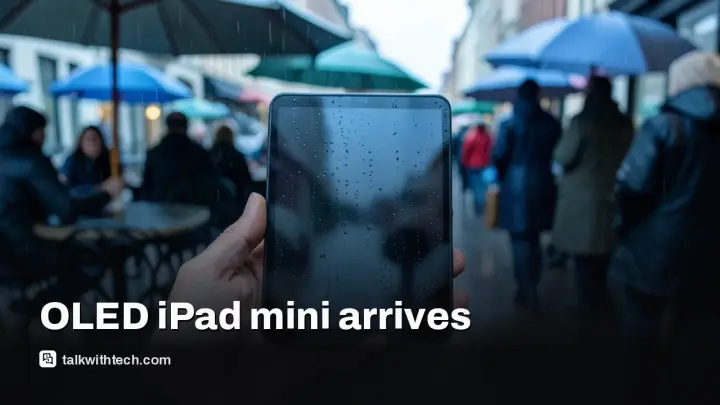 New iPad mini goes OLED and survives a dunk, but costs $699