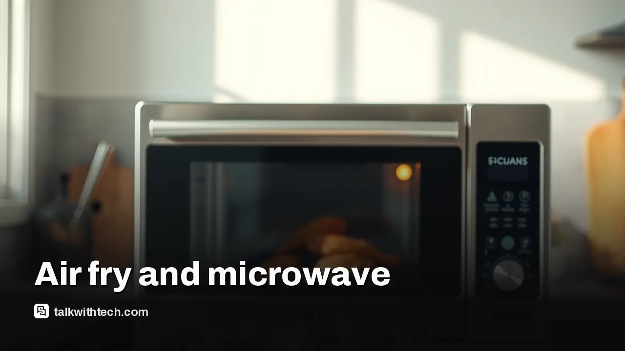 Countertop multifunction oven with platter of crispy wings beside it
