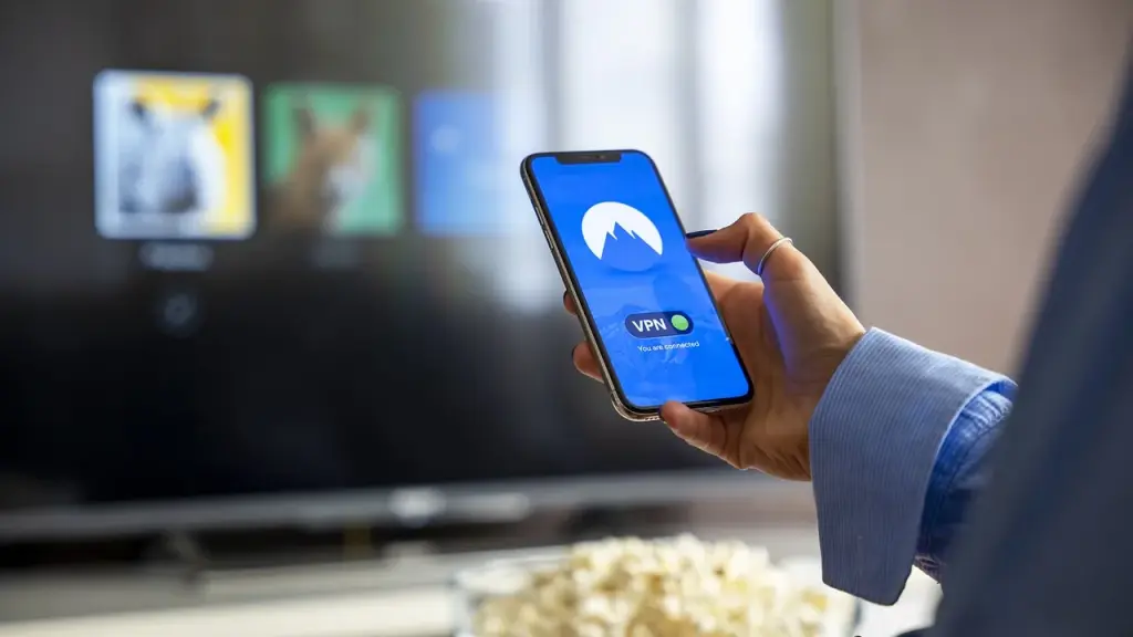 Smartphone showing streaming app interface