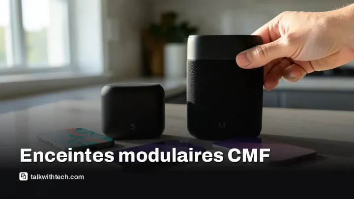 Nothing lance la CMF Speaker Series avec enceintes modulaires