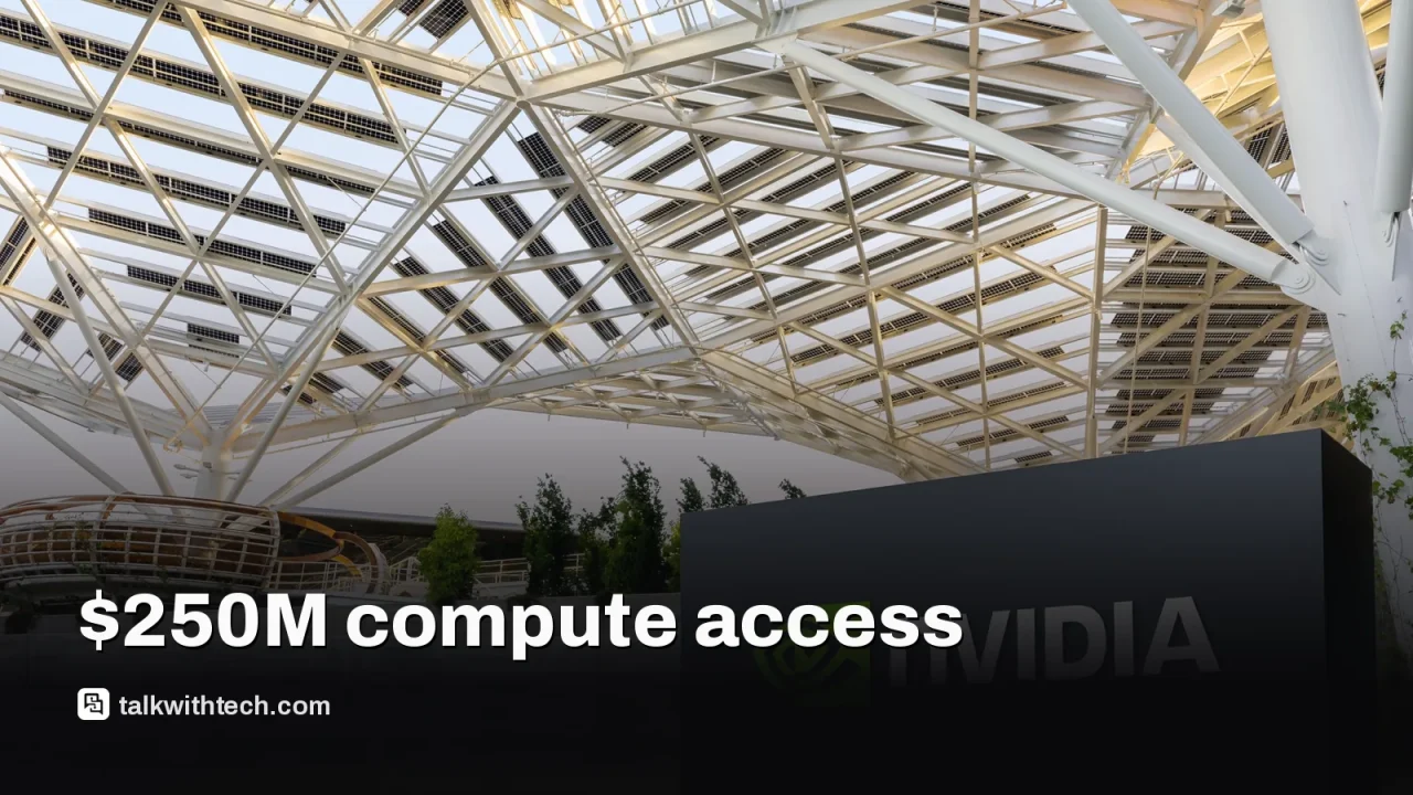 NVIDIA image for: Nvidia UK AI safety compute promises $250M access, not cash