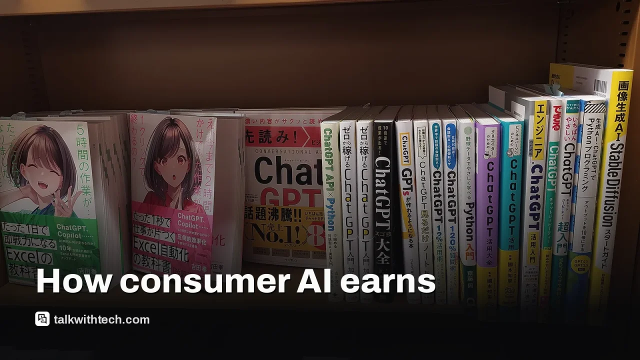 ChatGPT, related to: Olivia Moore maps where consumer AI companies actually make money