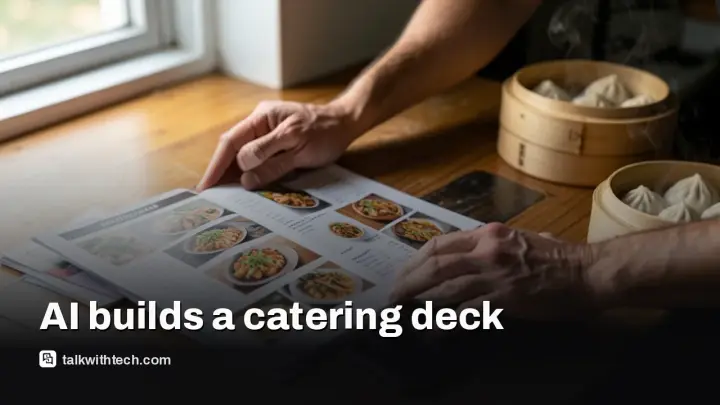ChatGPT catering outreach shows how small businesses can save time