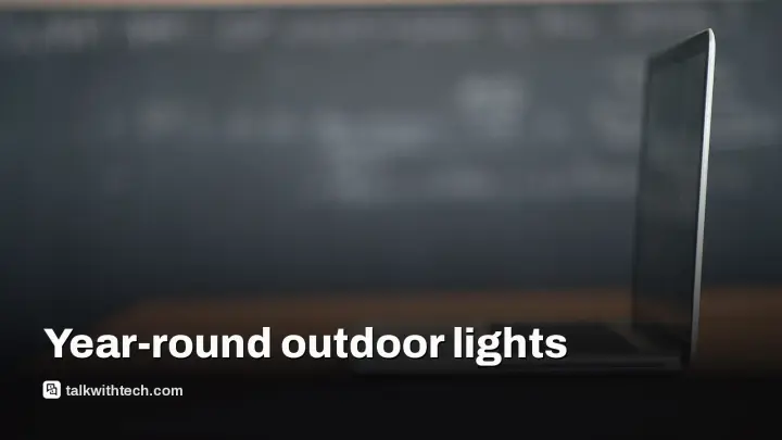 Permanent outdoor lights explained: pros, cons and roof rules