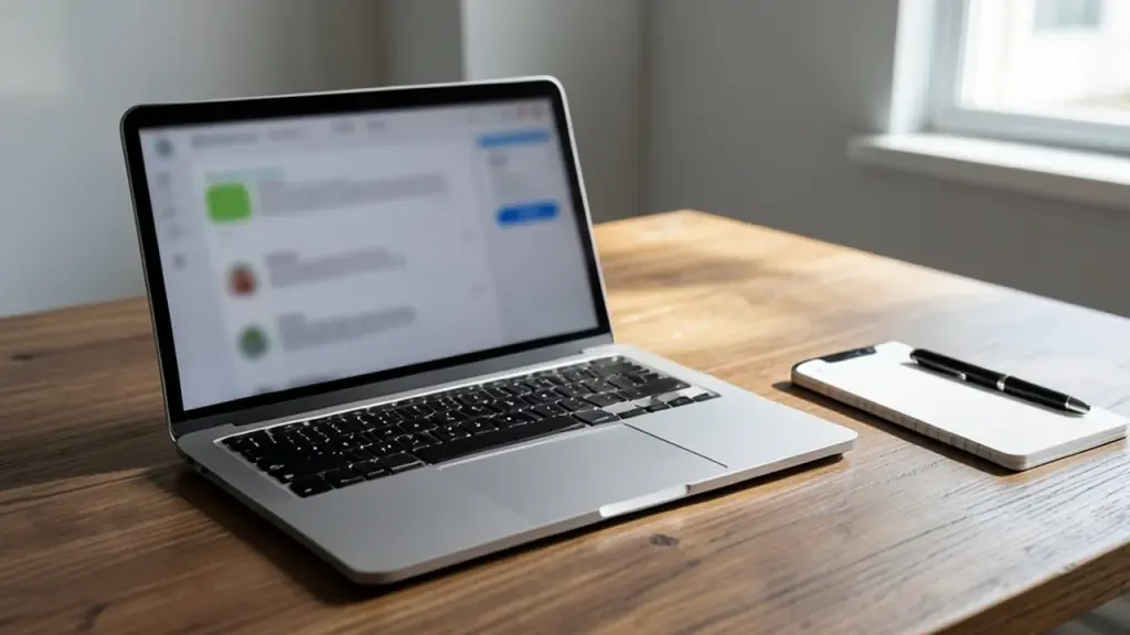 A laptop and phone on a desk ready for a security checkup