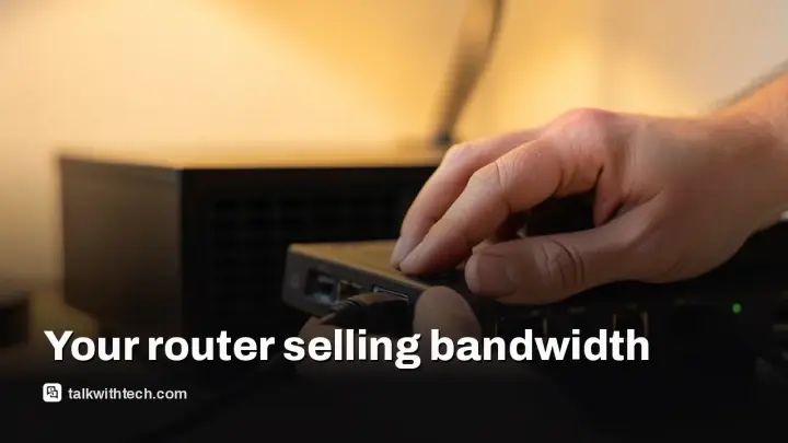 Proxyjacking D-Link Ubiquiti uses Pawns.app to sell your bandwidth