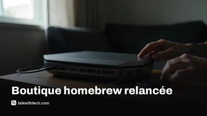 PS5 homebrew storefront repris en forks quelques heures après la fermeture