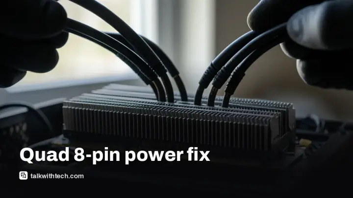 RTX 5090 quad 8-pin mod redirects 50A but isn’t official