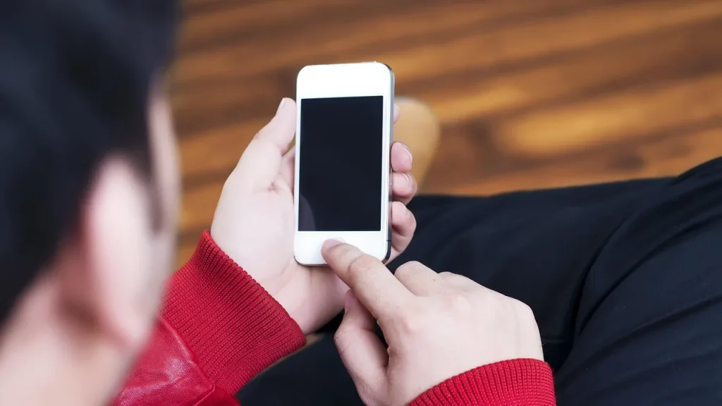 Smartphone in hand