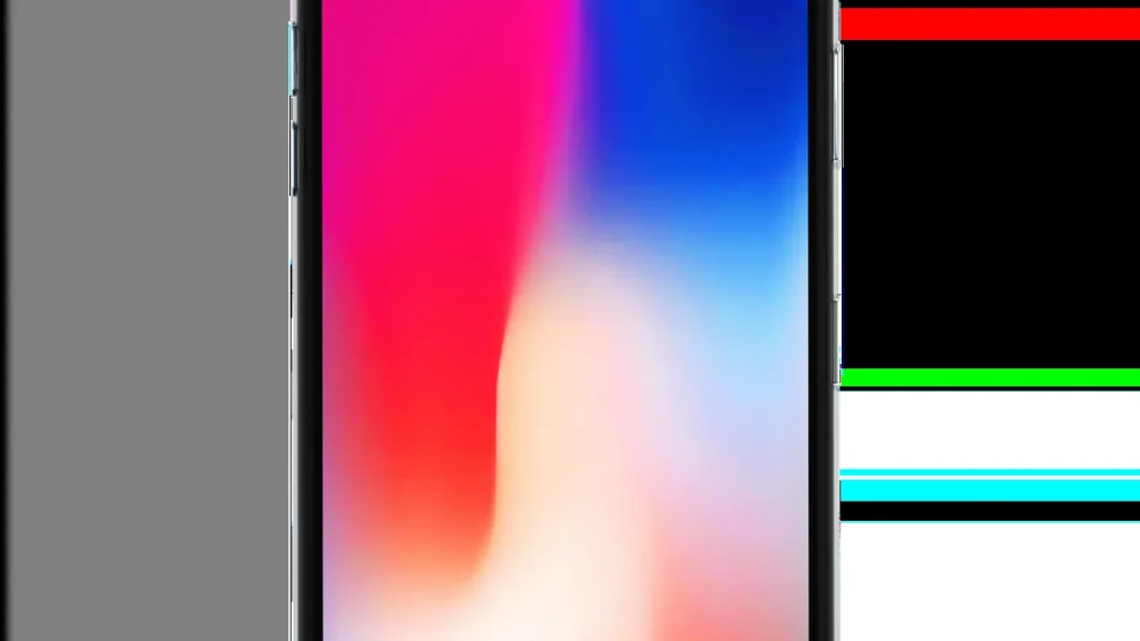Flat OLED smartphone screen with high refresh rate