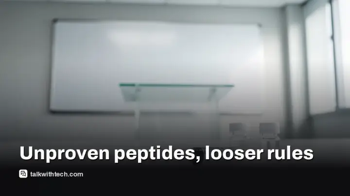 RFK Jr. FDA peptides policy risks wider access to unproven drugs