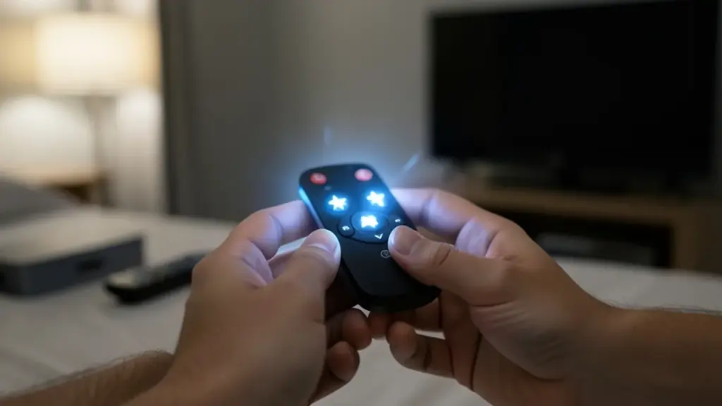 Four quick presses of star button activating accessibility feature