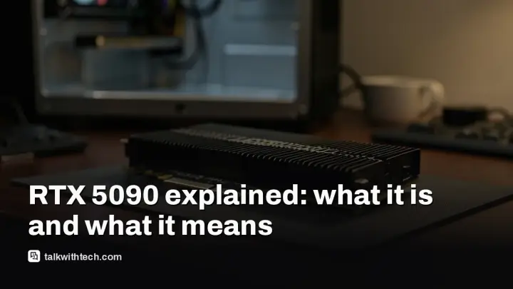 RTX 5090 explained: what it is and what it means for you