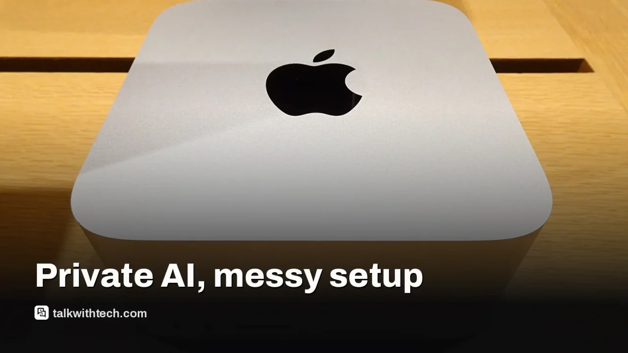 Mac Studio, related to: Run local AI on my PC to automate safe chores, if you prepare