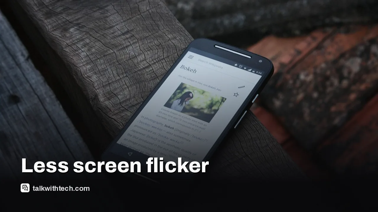 Close-up of a modern smartphone screen showing a bright display
