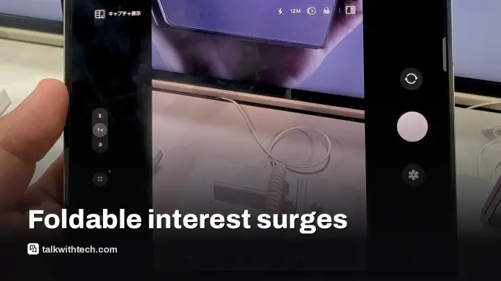 Galaxy Z Fold 8 popularity spikes with 300% search surge
