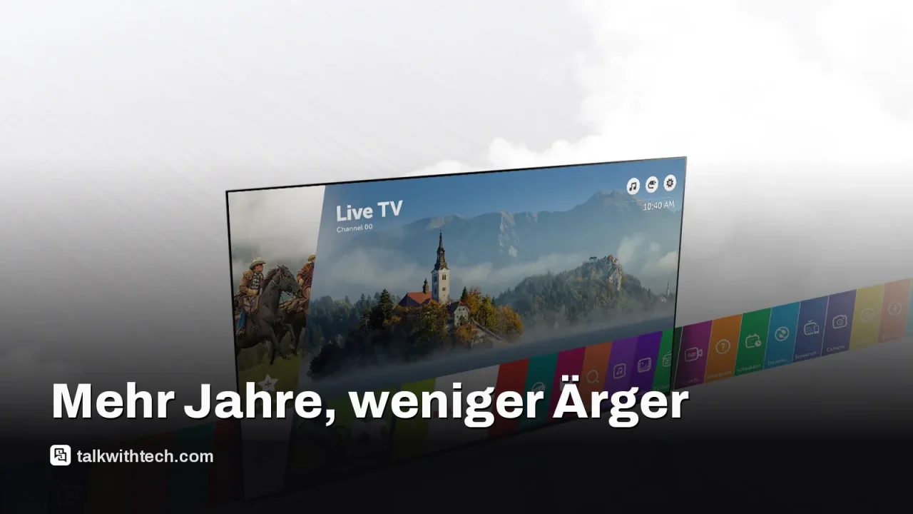 webOS, im Kontext des Artikels über Samsung-Updates und LG-Zusagen