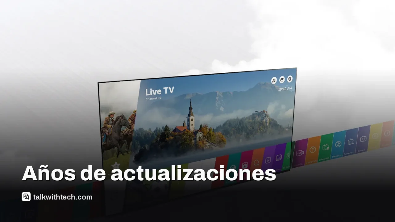 webOS, relacionado con Samsung ofrece siete años de actualizaciones; LG da cuatro