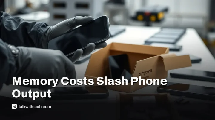 Rising memory prices force Samsung to trim phone output by 30%